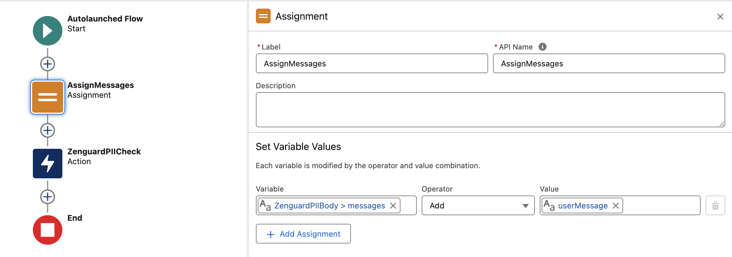 Messages Assignment