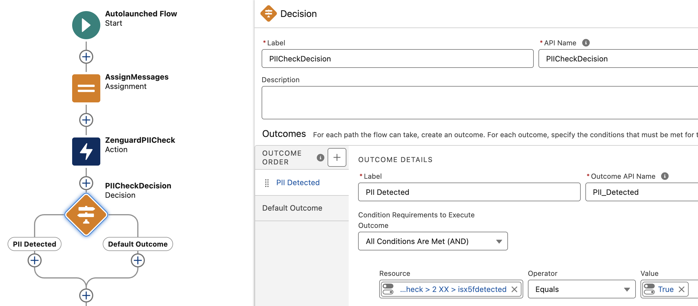 PII Detection Decision